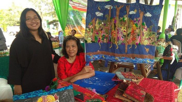 Iko Batik Handy Craft Jambi Produksi Kerajinan Unik dari Potongan Kain Perca 