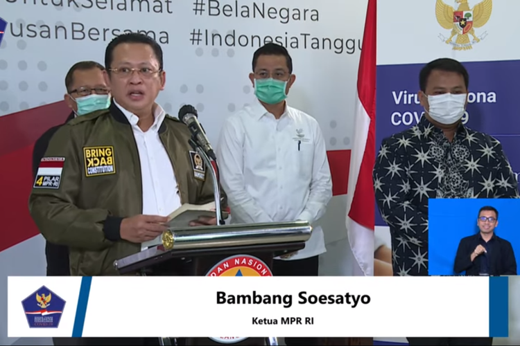 Ketua MPR Bambang Soesetyo: Kondisi New Normal Tak Terelakkan. Kita Harus Siap