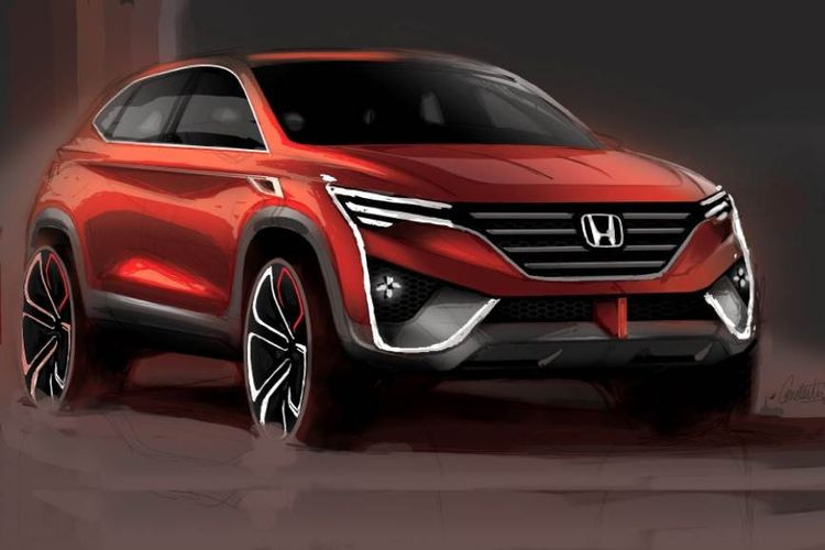 Sstttt,... Simak Bocoran Penampilan Honda HR-V Generasi Baru, Meluncur Mei 2021