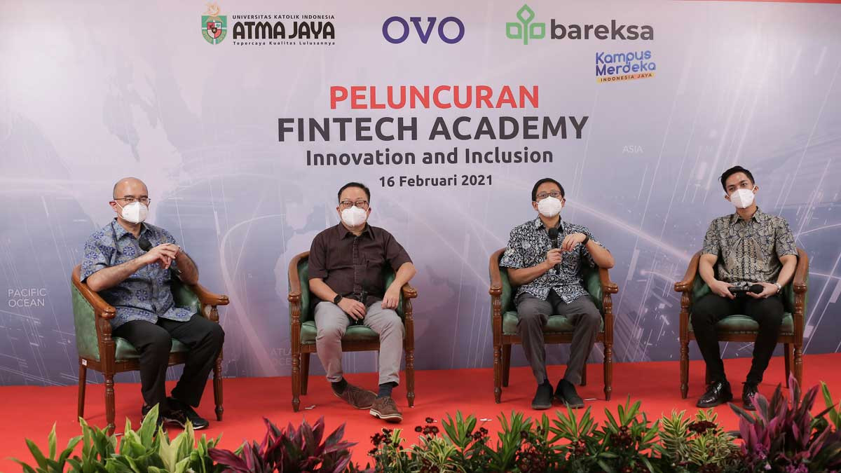 Program Fintech Academy Diluncurkan OVO, Bareksa dan Unika Atma Jaya  