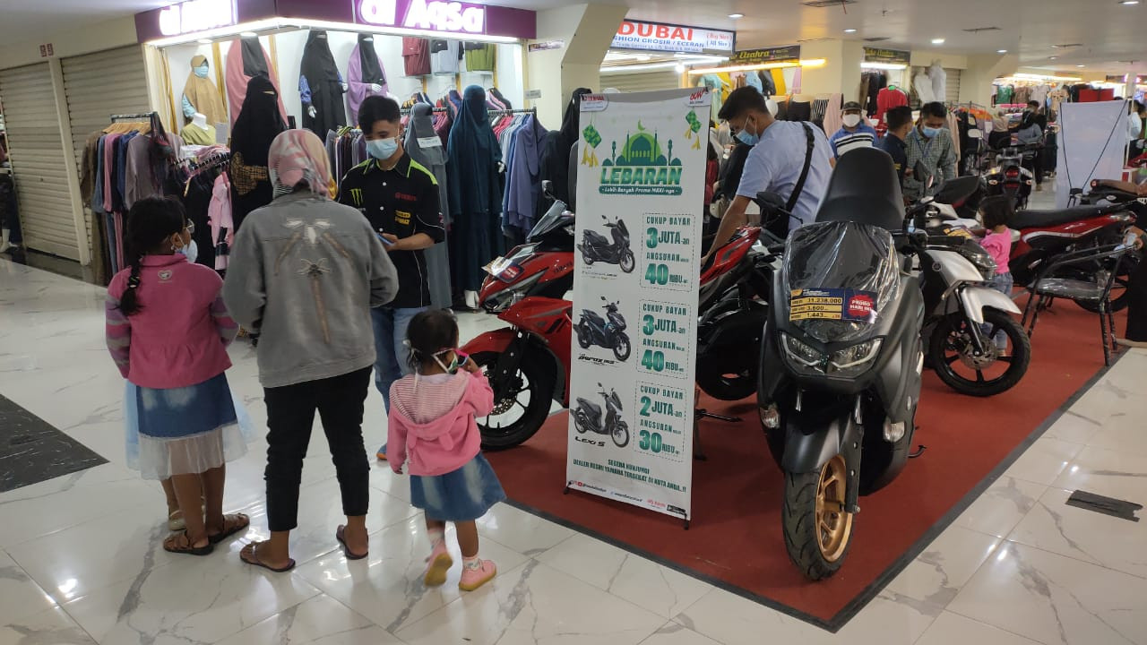 Yamaha Pameran di Mall Sukaramai Pekanbaru, Promo Maxi Lebaran