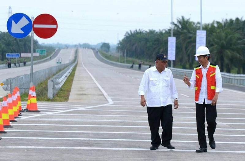 Pagi ini Presiden Jokowi Tinjau Proyek Tol Pekanbaru-Bangkinang, Begini Progresnya