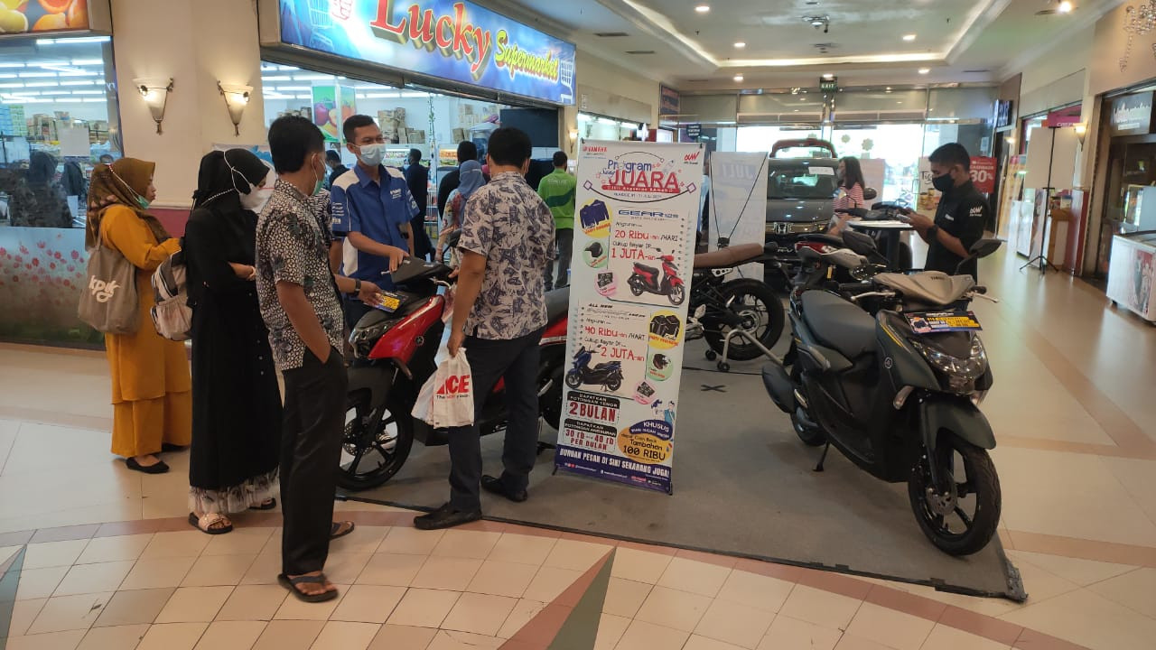 Uang Muka Cukup Rp 1 Juta dan Cashback bagi yang Sudah Vaksin; Yamaha Hadir di Mall Pekanbaru