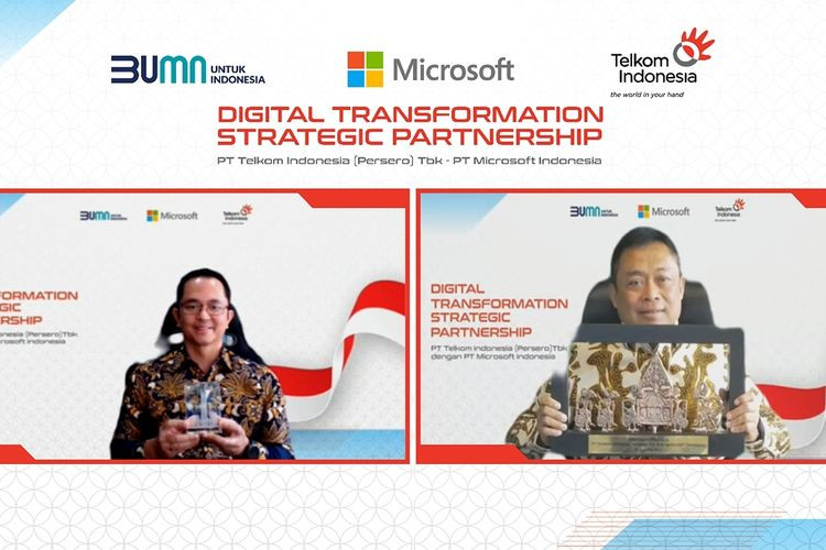Telkom Gandeng Microsoft; Berkomitmen Wujudkan Kedaulatan Digital Indonesia
