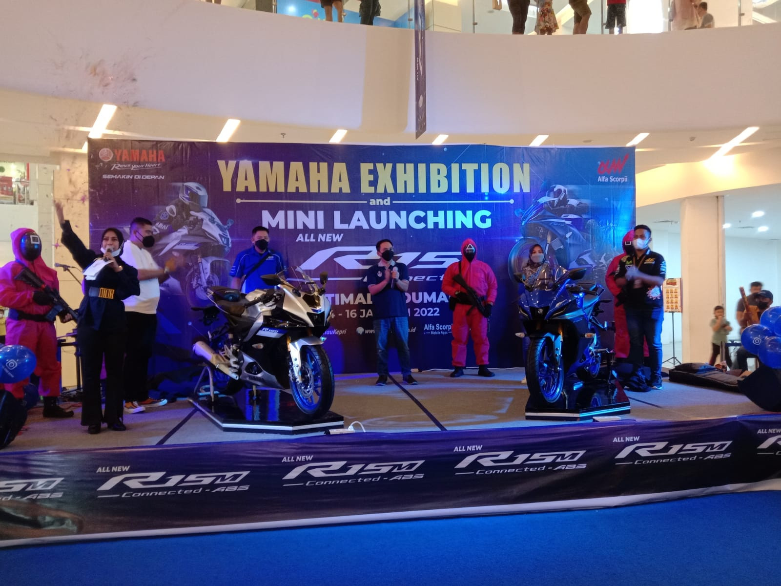 All New R15 Connected Yamaha Launching di Kota Dumai