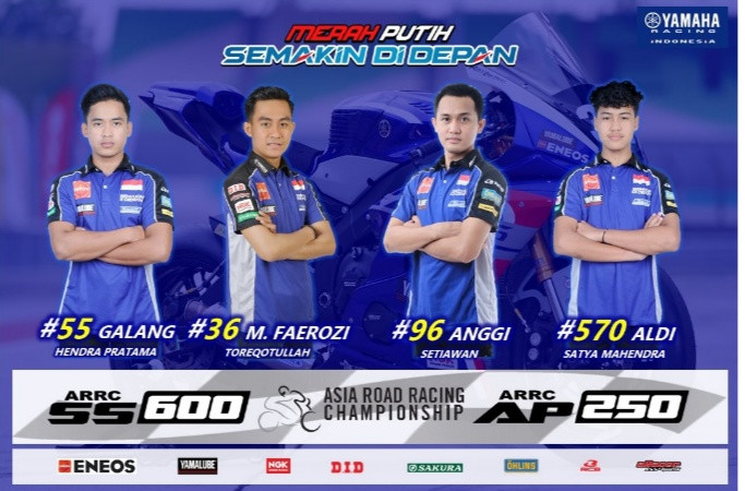 Yamaha Indonesia Umumkan “4 Pejuang Semakin Di Depan bLU cRU Pro Racer” Tampil di ARRC 2022