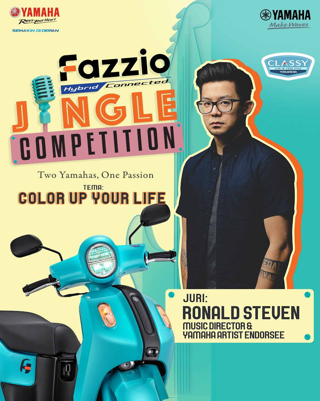 Yamaha Gelar Fazzio Jingle Competition, Berhadiah Motor dan Uang Tunai.