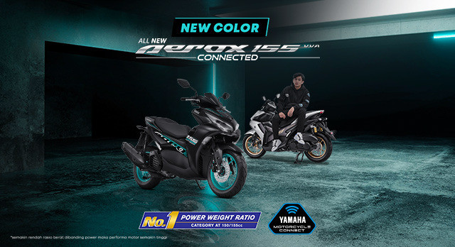 NEW COLOR YAMAHA ALL NEW AEROX 155 CONNECTED