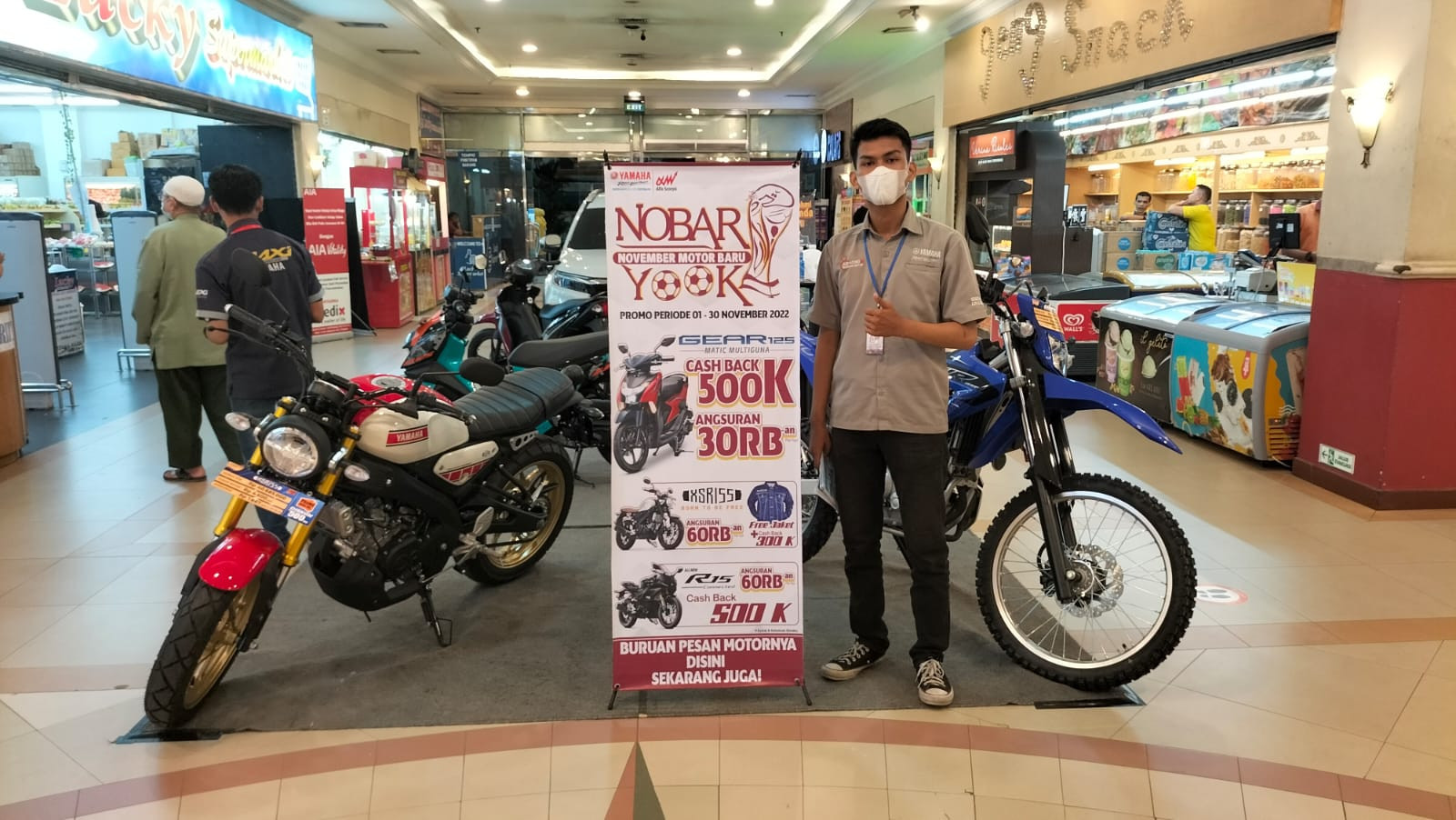 November Ceria Bersama Yamaha, Nikmati Berbagai Macam Promo Pameran Mal Pekanbaru.