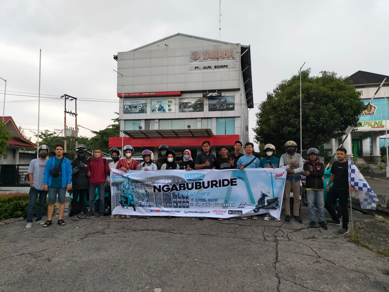 Ngabubu-RIDE bersama Yamaha Classy Kota Pekanbaru