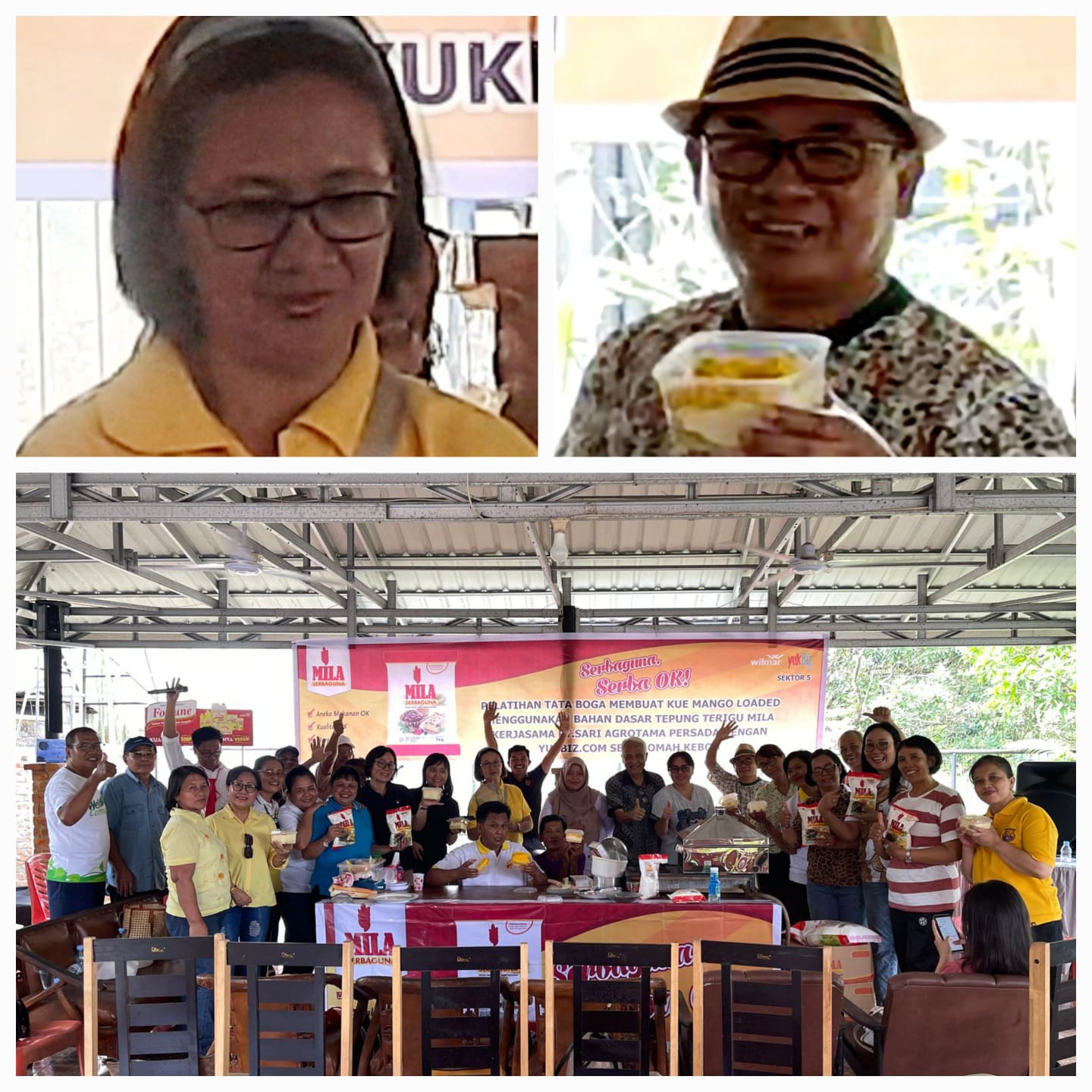 Pelatihan Memasak Mango Loaded Sektor 5 Bersama Yukbiz.com dan PT Sari Agrotama Persada Berlangsung Meriah